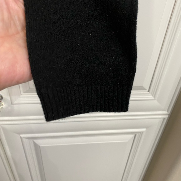 Studio London Women’s Size Large Black Knit Sweater Top Shirt - Picture 6 of 8